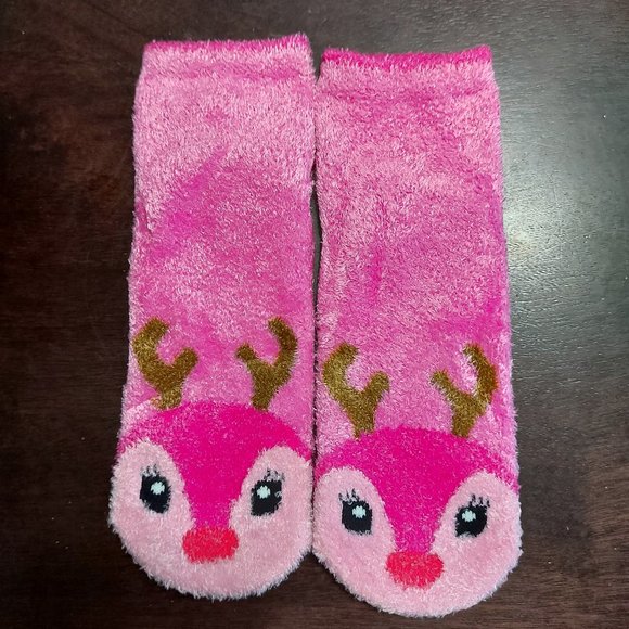Reindeer Grip Socks - Picture 1 of 2